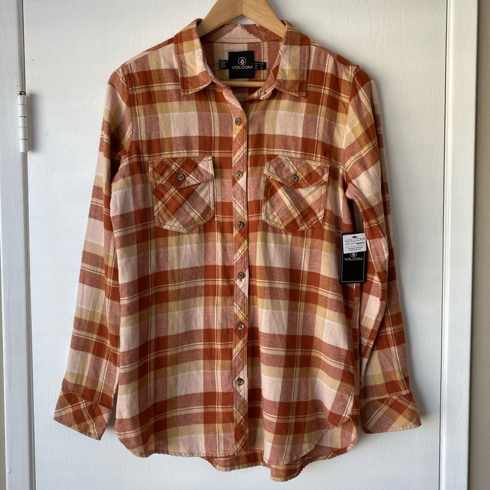 Volcom Plaid Flannel Long Sleeve